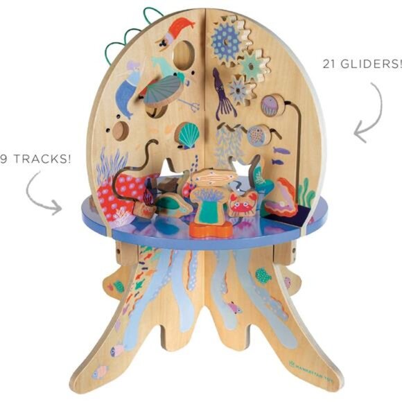 Manhattan Toy Deep Sea Adventure Wooden Toddler Activity Center - Picture 3 of 7